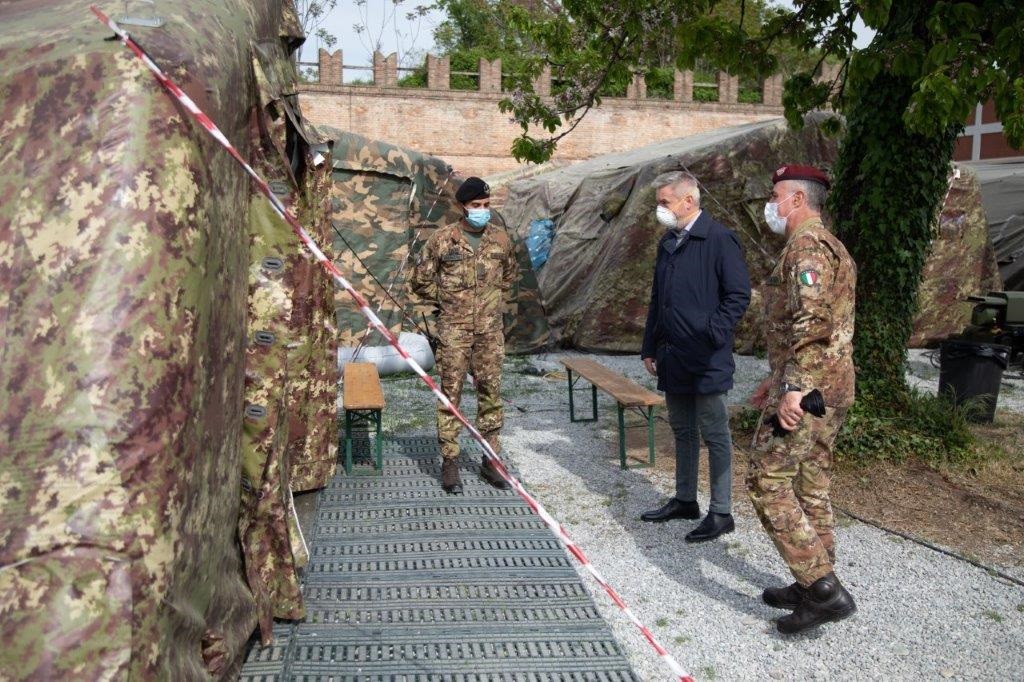 Visita del Ministro Guerini a Piacenza e Lodi Visita del Ministro Guerini a Piacenza e Lodi