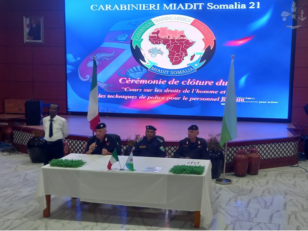 Missione Addestrativa Carabinieri: terminati i corsi su diritti umani e tecniche di polizia