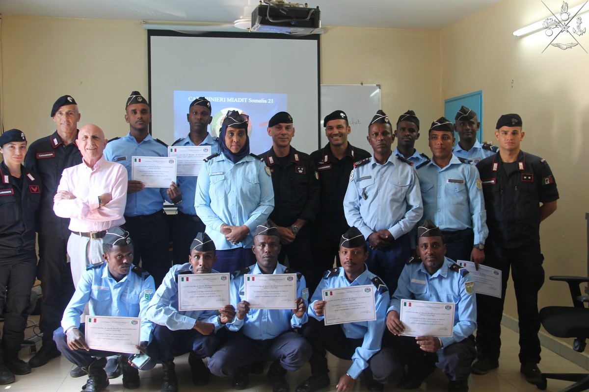 MIADIT Somalia 21, proseguono le attività addestrative dei Carabinieri