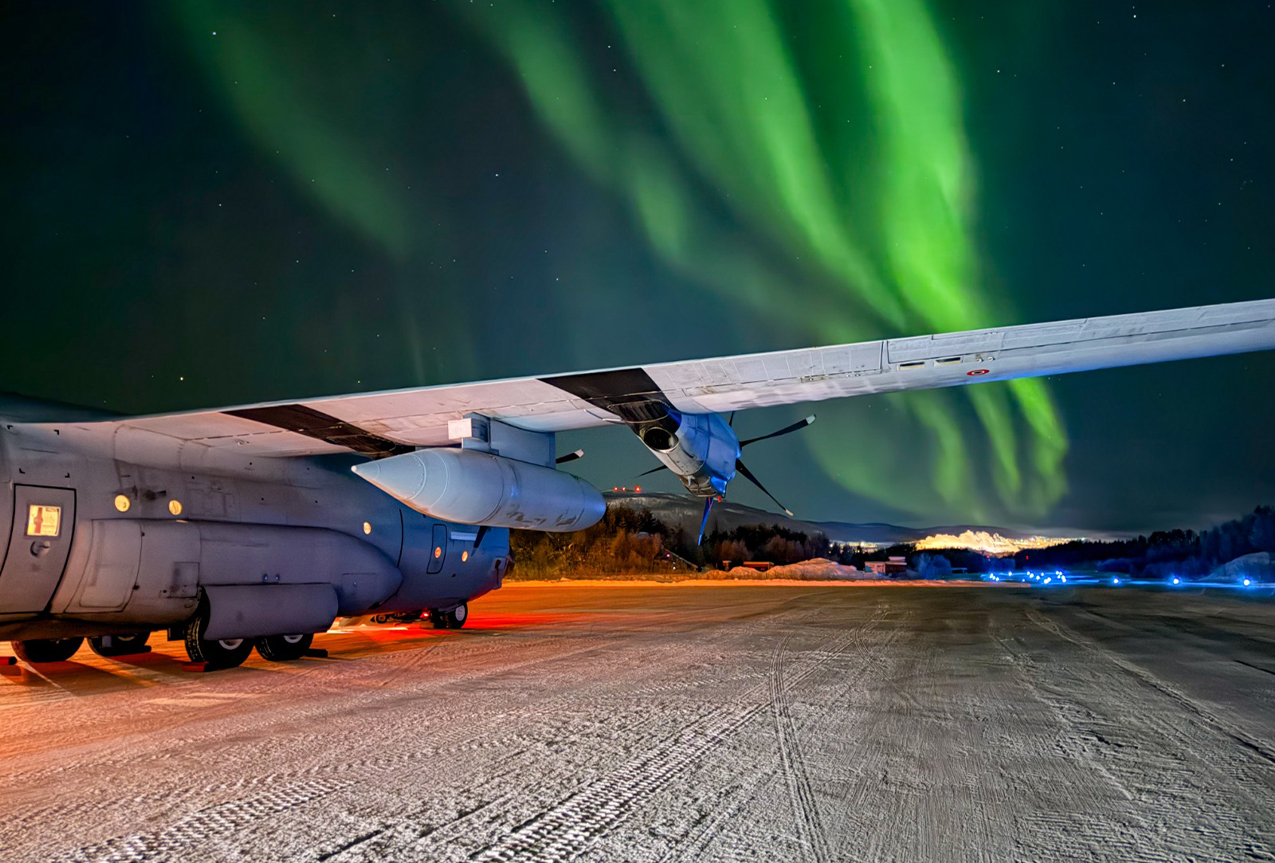 The Italian Air Force training in Norway on icy runways and in extreme temperatures