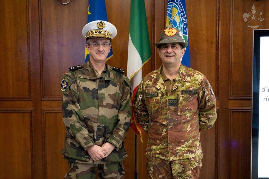 COVI: Visita dell’ammiraglio francese Nicolas Vaujour