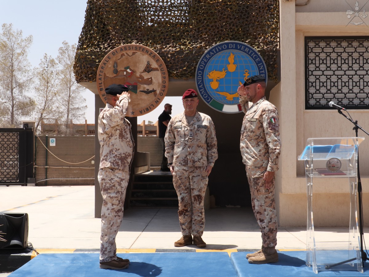 Avvicendamento al comando del Distaccamento MIASIT a Misurata