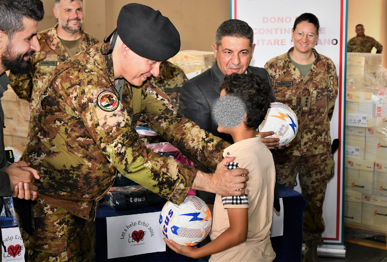 Erbil: iniziative del Contingente italiano per la popolazione del Kurdistan