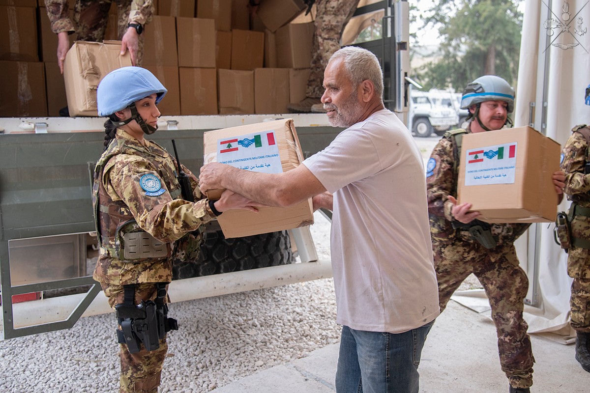 Libano: prosegue il sostegno della Difesa alla popolazione civile