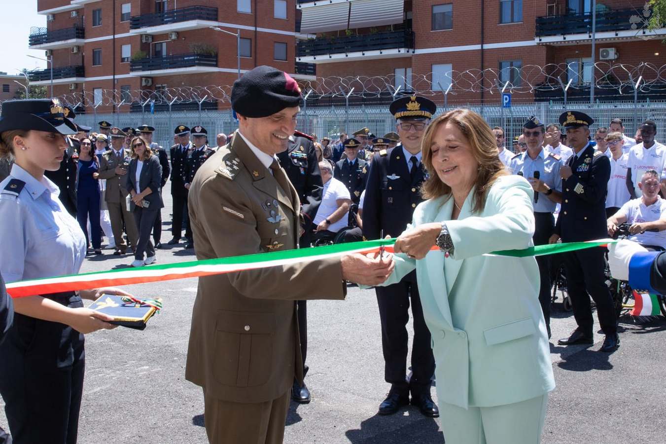 Aeroporto Urbe di Roma: il Capo di SMD, Gen. Luciano Portolano, alla cerimonia di inaugurazione del Centro Sportivo Paralimpico della Difesa