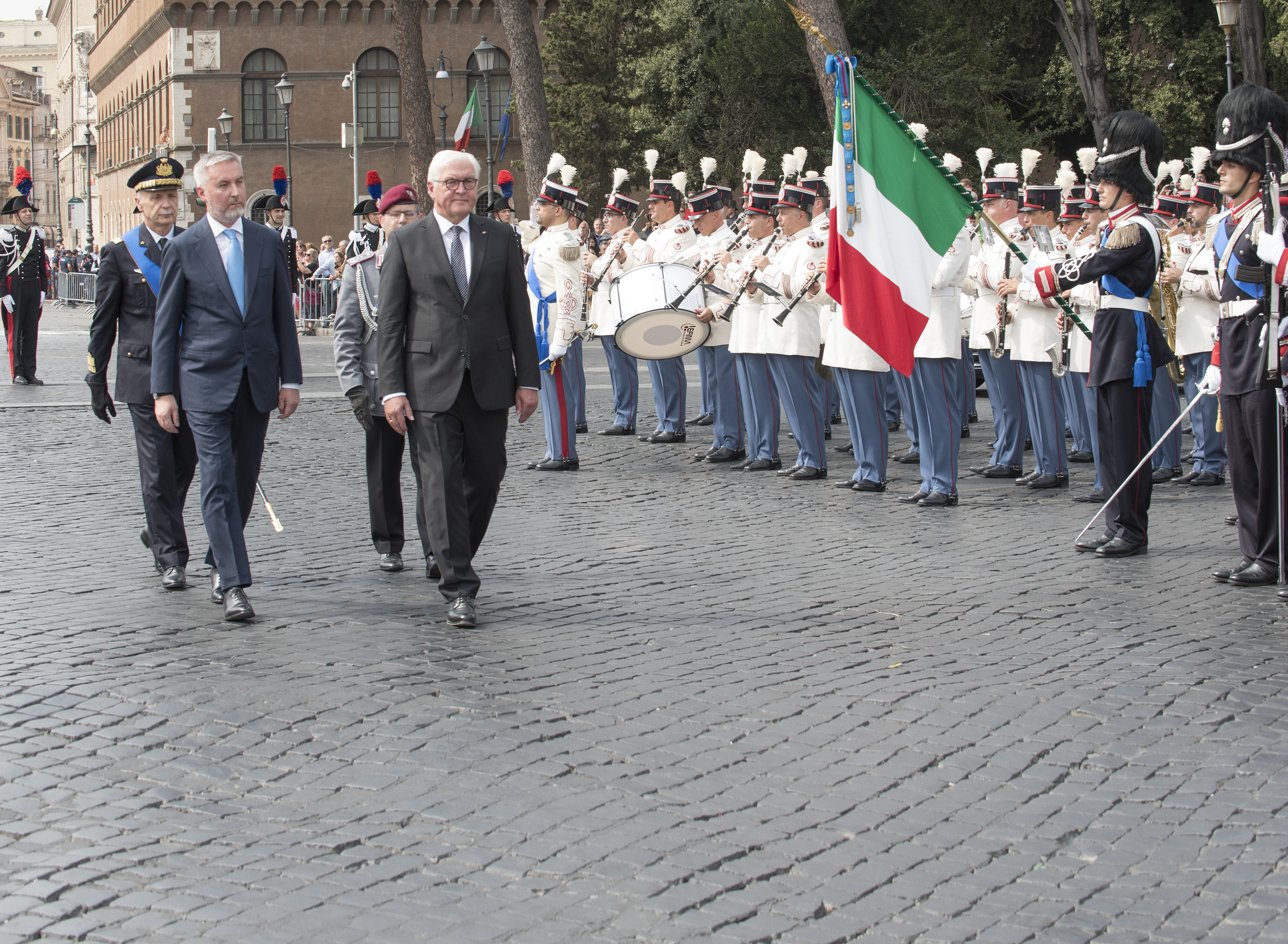 Il Presidente della Repubblica Federale di Germania all'Altare della Patria Il Presidente della Repubblica Federale di Germania all'Altare della Patria