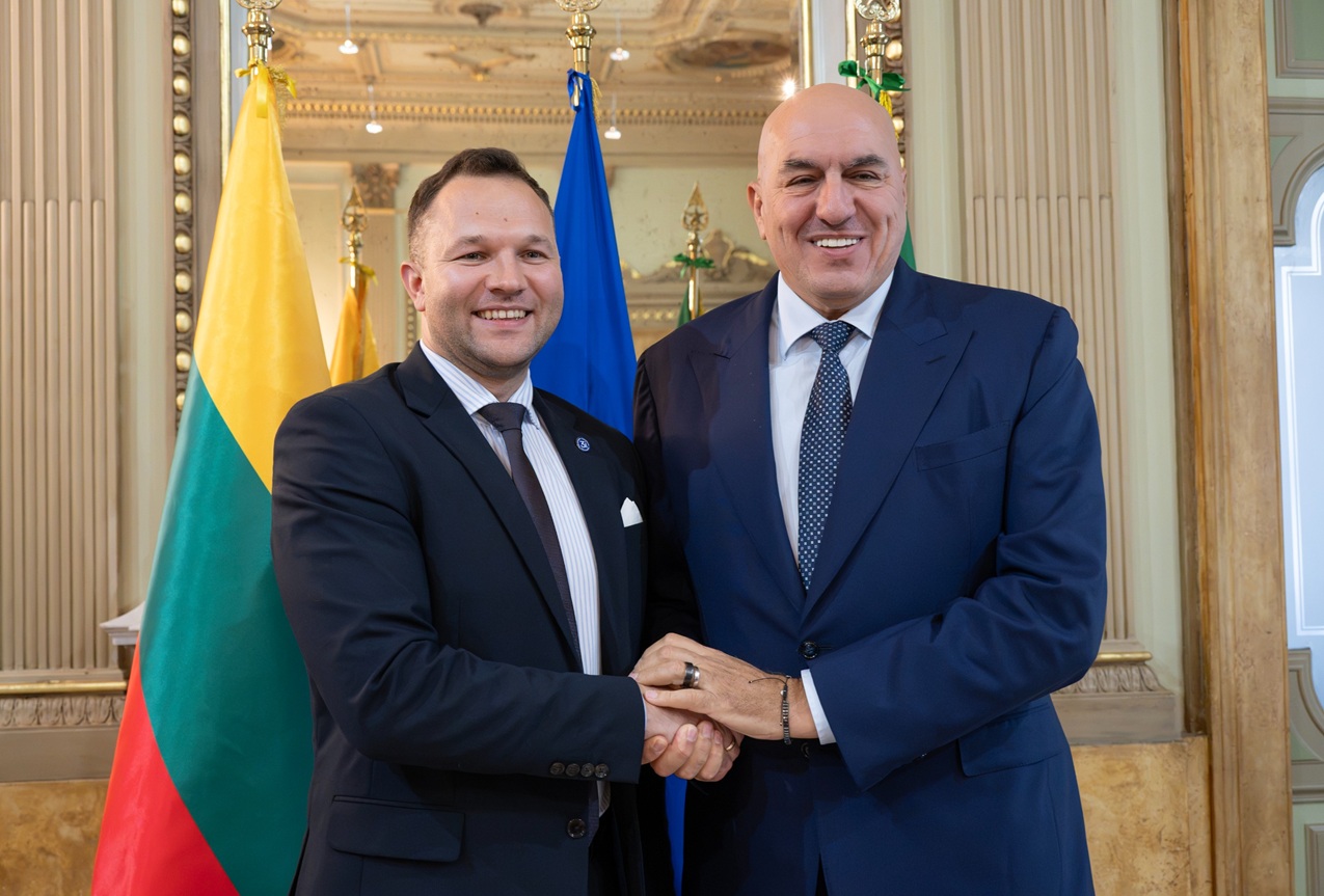 Il Ministro Crosetto incontra il 
Ministro dell'Economia e dell'Innovazione della Lituania