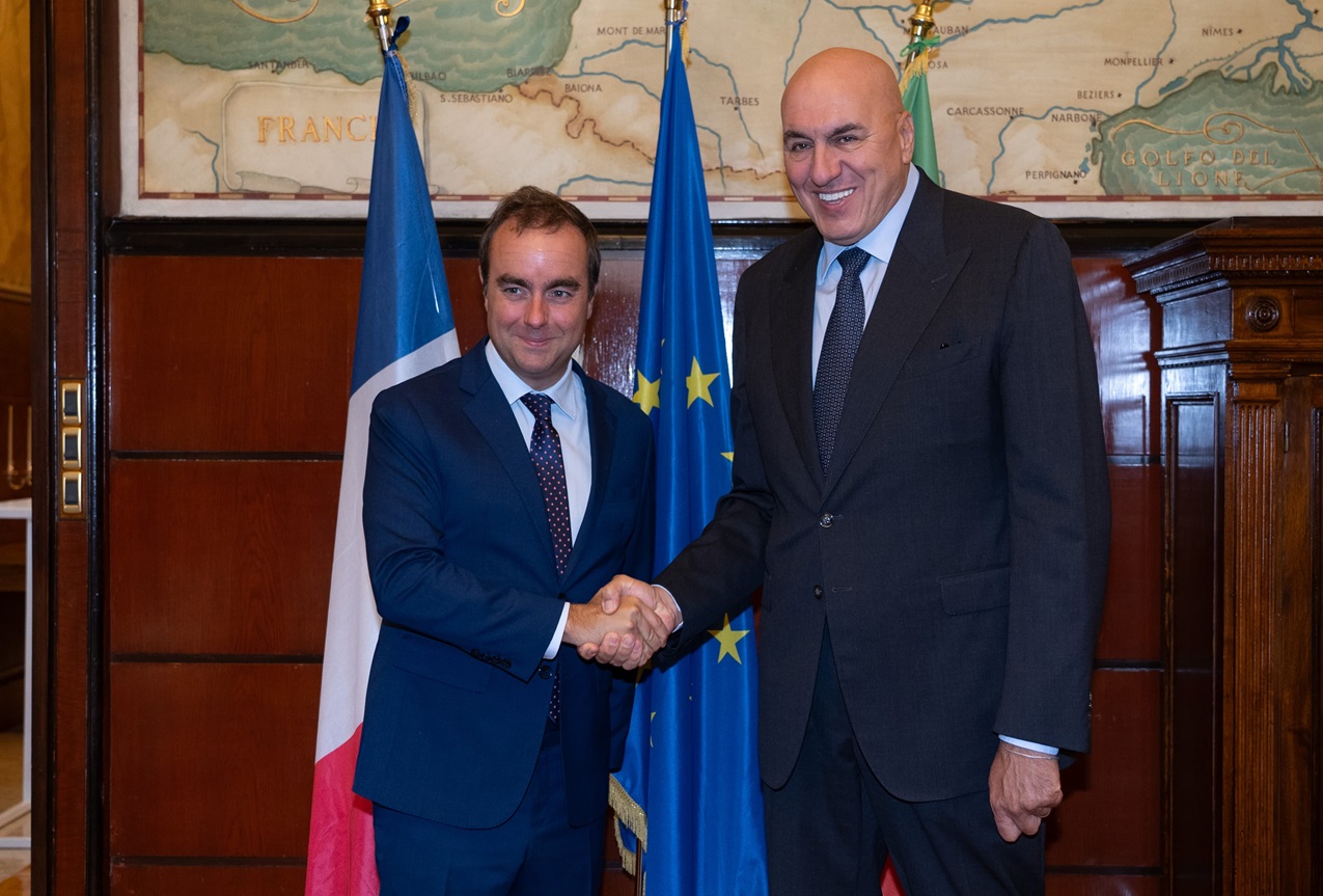 Il Ministro Crosetto incontra il collega francese Lecornu