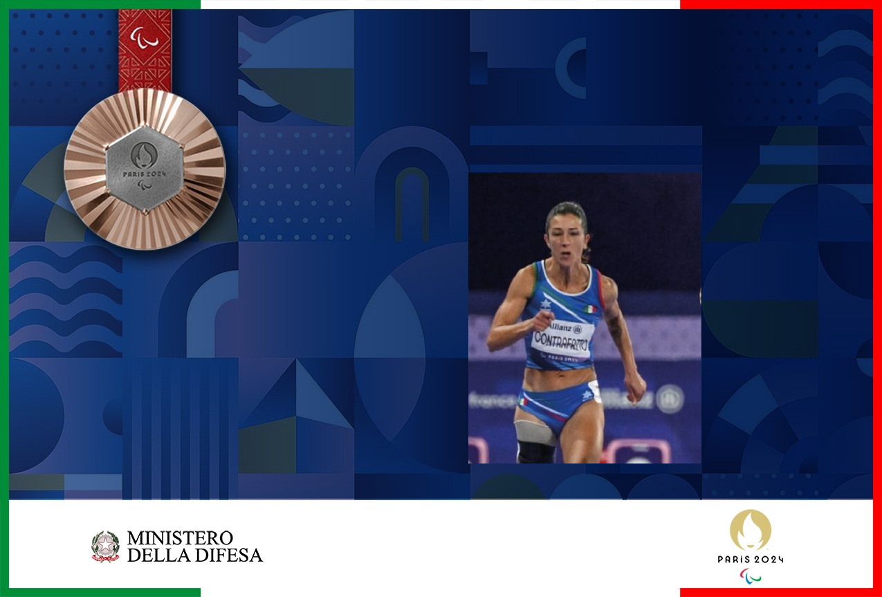 Giochi Paralimpici di Parigi: medaglia di bronzo nella finale dei 100 mt