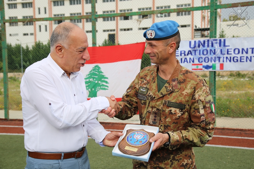 UNIFIL: donazione di Italbatt per i giovani e lo sport