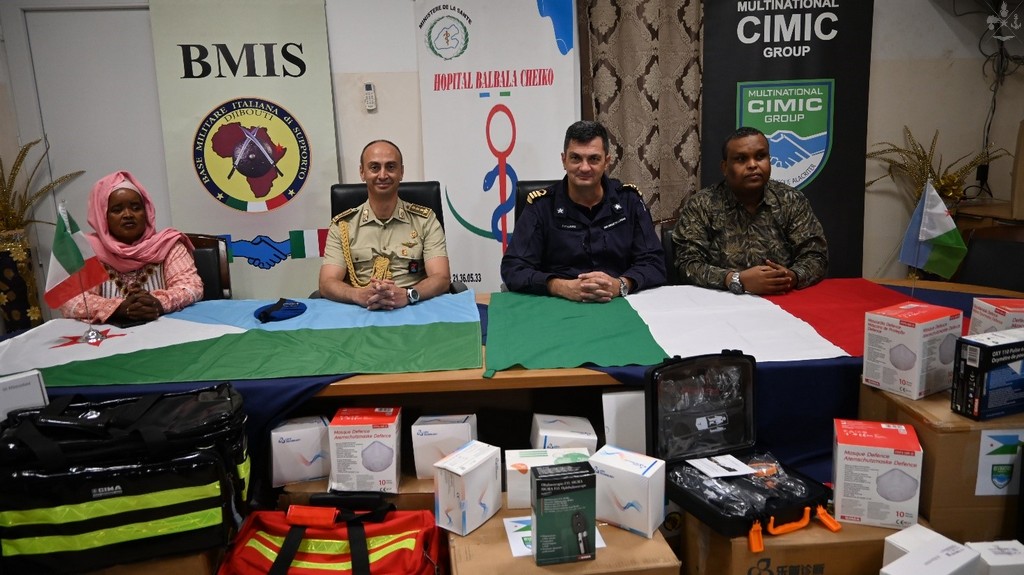 EUNAVFOR Atalanta: donazione di materiale sanitario a Gibuti