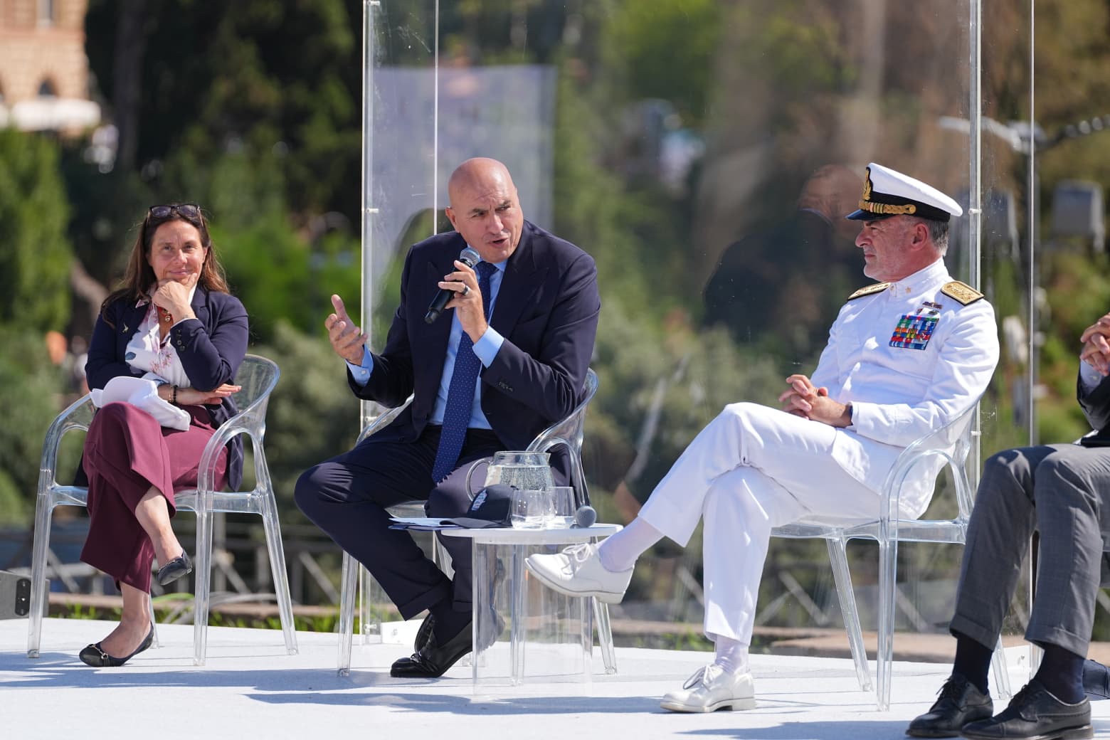 Il Ministro Guido Crosetto alla presentazione dei risultati del progetto 