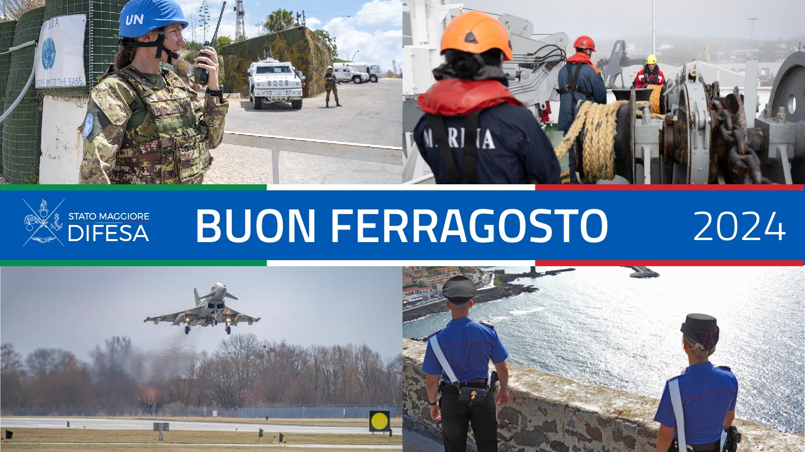Ferragosto con le donne e gli uomini delle Forze Armate a lavoro per garantire sicurezza ai cittadini in Italia e all'estero