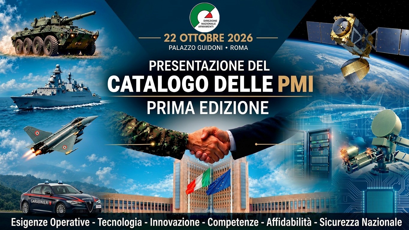 Difesa e industria nazionale: presentato il Catalogo delle Piccole e Medie Imprese del comparto Difesa - Prima Edizione