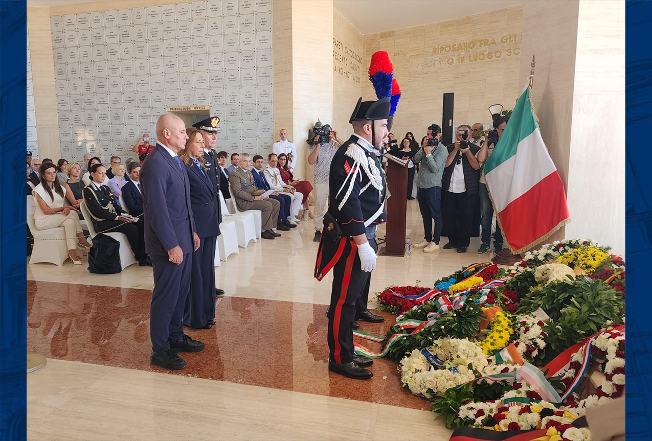 Il Sottosegretario Rauti al Sacrario di El Alamein: “Il sacrificio dei nostri soldati è radice dell’identità nazionale”
