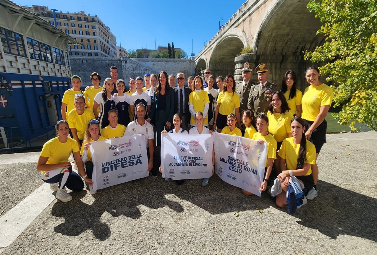 Il Sottosegretario Rauti alla regata solidale “RemaRoma per la vita”