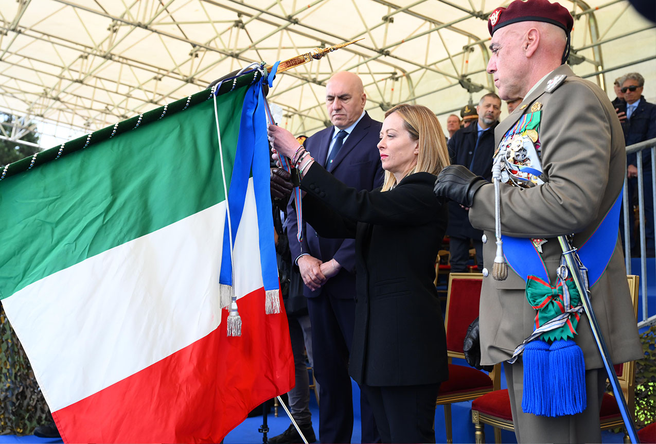 Cerimonia per il 163° Anniversario della costituzione dell'Esercito Italiano
