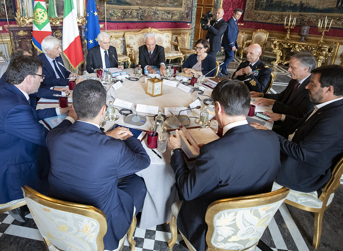 Riunione del Consiglio Supremo di Difesa Riunione del Consiglio Supremo di Difesa