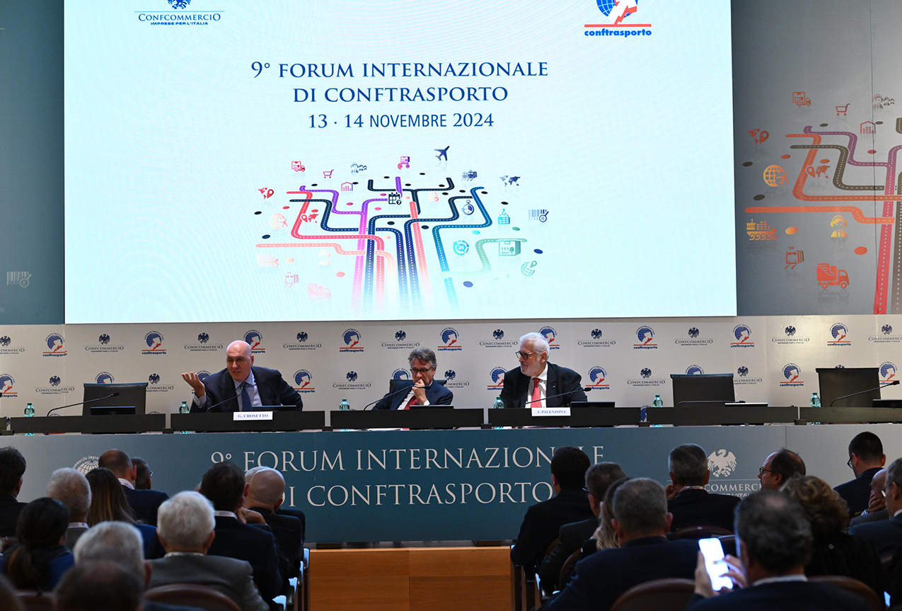 Il Ministro Crosetto al 9° Forum Internazionale CONFTRASPORTO