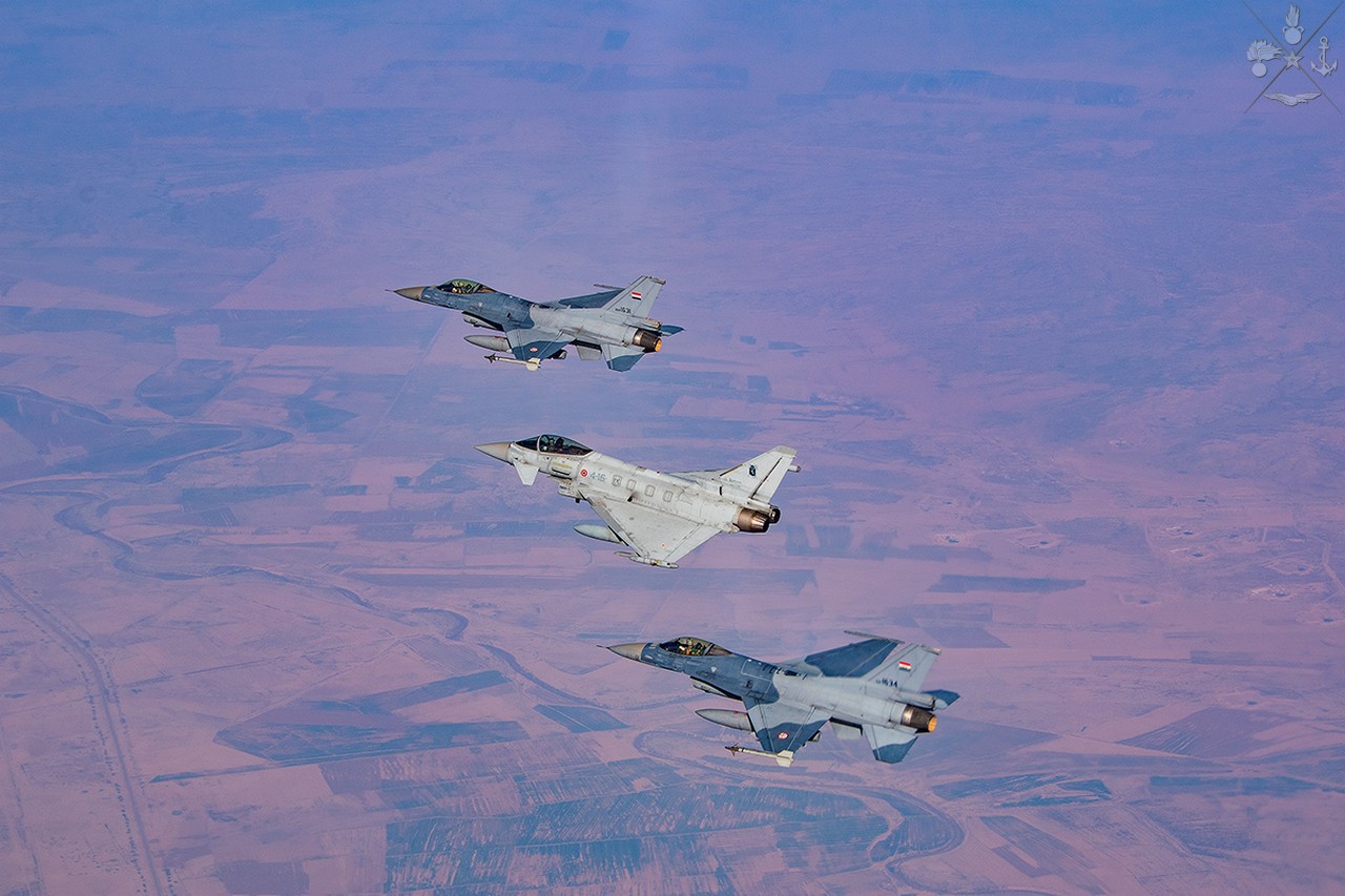 Addestramento aereo congiunto tra Aeronautica Militare e Forza Aerea irachena
