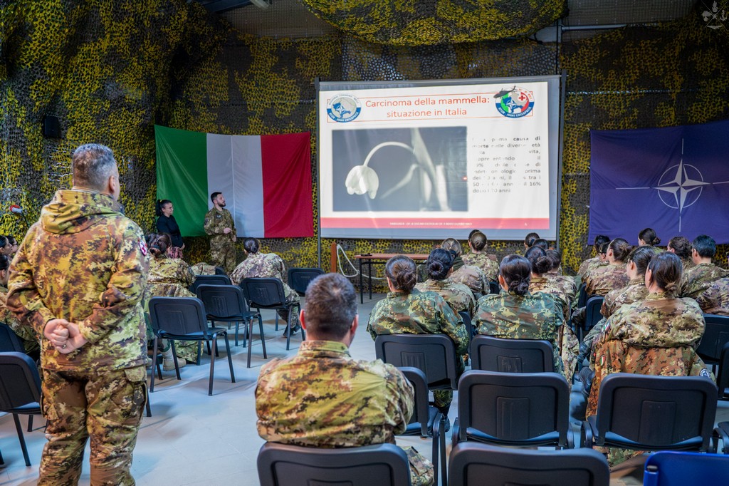 Kfor iniziativa di prevenzione alle diagnosi precoci del tumore al seno