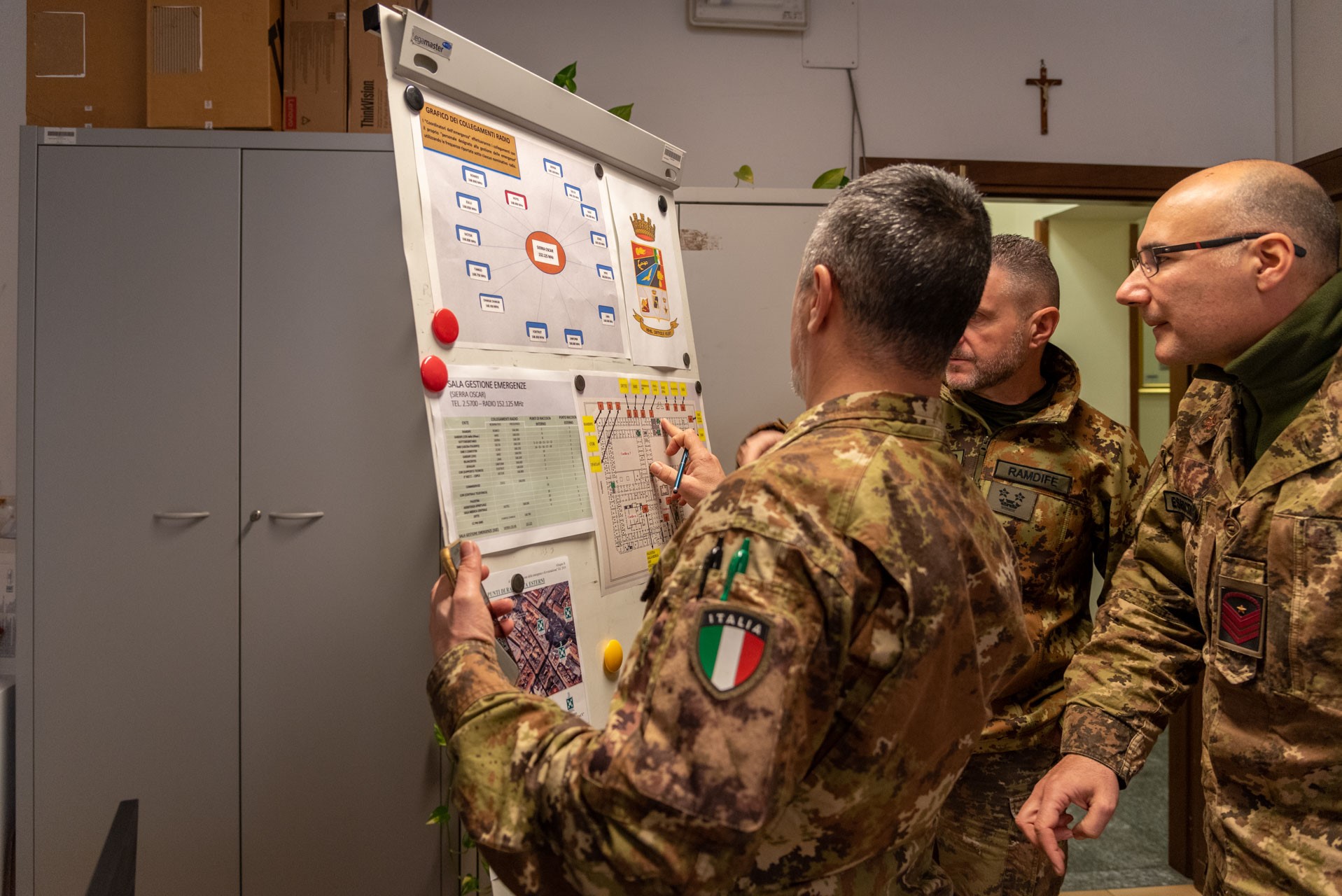 Esercitazione di evacuazione di Palazzo Esercito