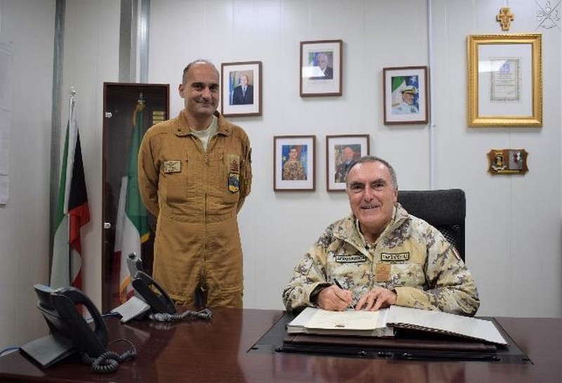 Il Direttore di GENIODIFE in visita al contingente IT NCC AIR