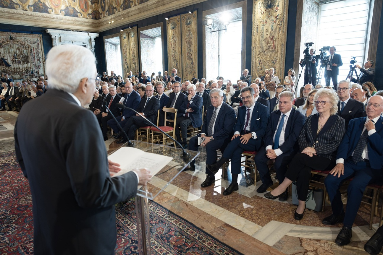 Il Ministro Crosetto al Quirinale per la 1^ Giornata degli internati italiani