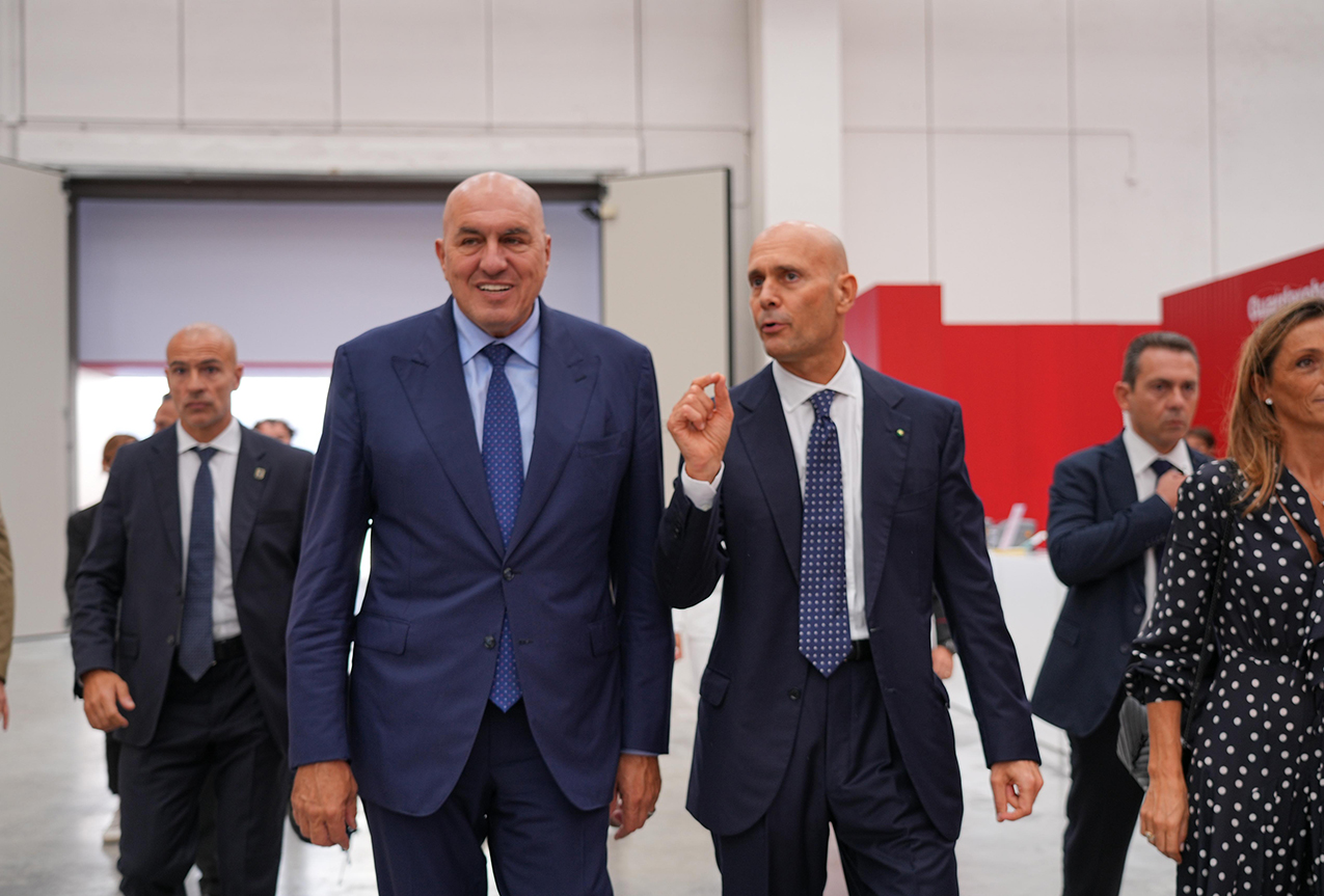 Il Ministro Crosetto a Fabriano per il centenario della nascita di Francesco Merloni