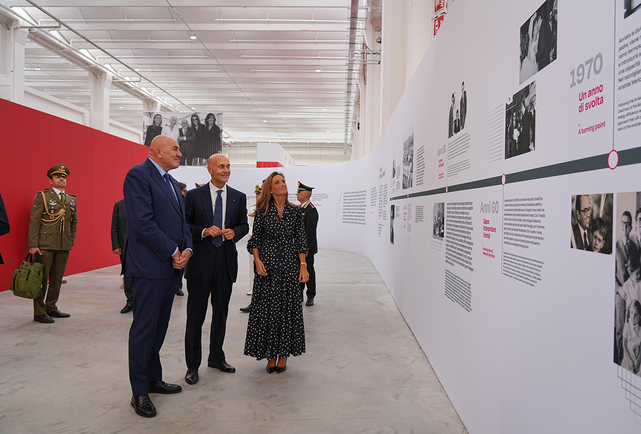 Il Ministro Crosetto a Fabriano per il centenario della nascita di Francesco Merloni