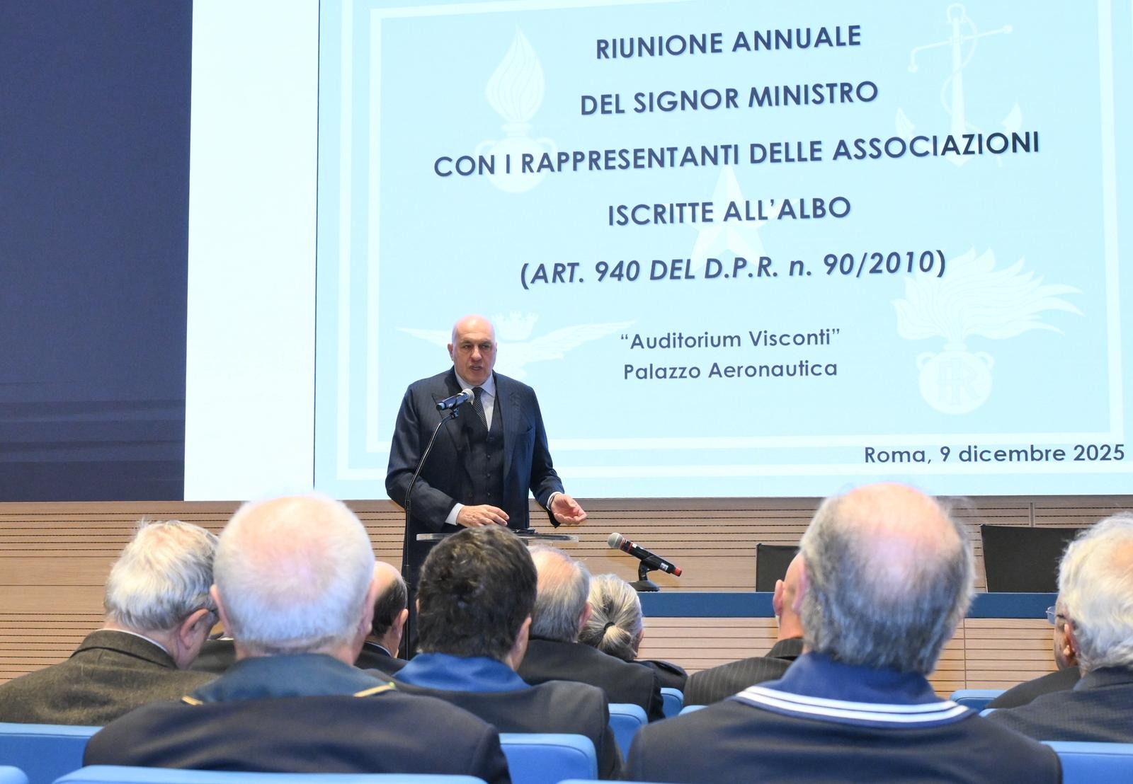 Riunione annuale con le Associazioni Combattentistiche e Partigiane, d'Arma e di Categoria